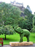 Jungle City Exhibition -  One of the exhibits in West Princes Street Gardens, Edinburgh  -  September 2011