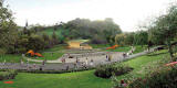 A possible new bandstand for Princes Street Gardens.  Style:  leaf  -  daytime illustration