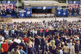 The Ross Bandstand in West Princes Street Gardens - during the 'Scotland v England' Rugby International Match on 22 March 2003
