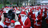 Santa Run  -  West Princes Street Gardens  -  Sunday 11 December 2005