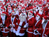 Santa Run 2010  -  West Princes Street Gardens