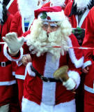 Santa Run December 2010  -  West Princes Street Gardens