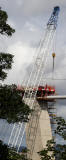 Queensferry Crossing under construction - View of southern end of crossing