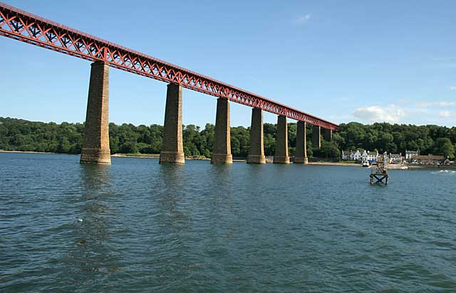 The Forth Bridge, Hawes Inn and Hawes Pier, Queensferry, Edinburgh