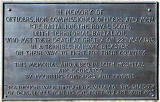 Roseburn Cemetery, Pilrig,  Edinburgh  -  Plaque to those who died in the Royal Scots troop train disaster near Gretna in 1915