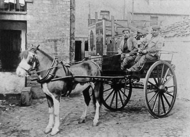 Edinburgh Social History Photographs  -  J Banks, Chimney Sweep, Newhaven (perhaps)