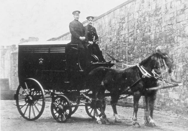 Edinburgh Social History Photographs  -  J Banks, Chimney Sweep, Newhaven (perhaps)