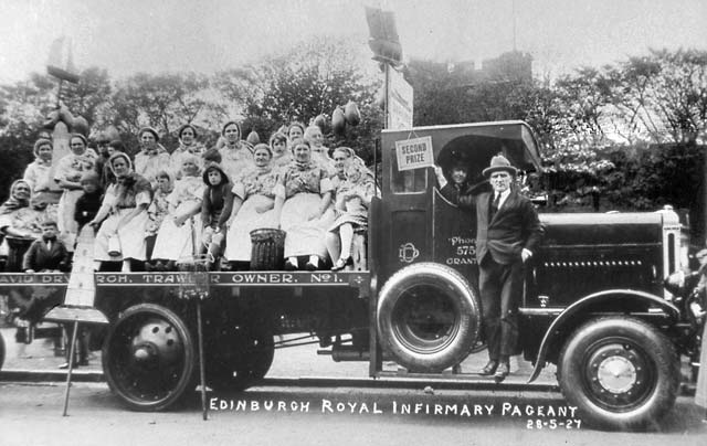 A Newhaven Float in the Edinburgh Royal Infirmary Pageant  -  1927