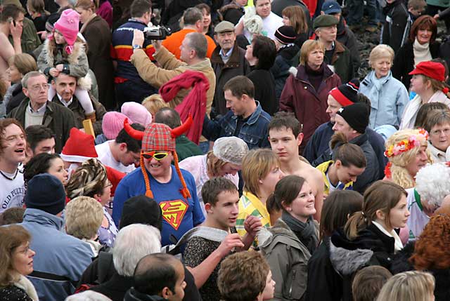 The Loony Dook  -  A dip in the Firth of  Forth at South Queensferry on New Year's Day, 2006