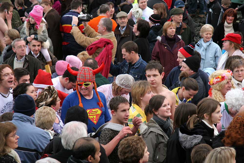 The Loony Dook  -  A dip in the Firth of  Forth at South Queensferry on New Year's Day, 2006