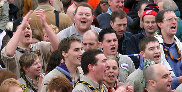 The Loony Dook  -  A dip in the Firth of  Forth at South Queensferry on New Year's Day, 2006