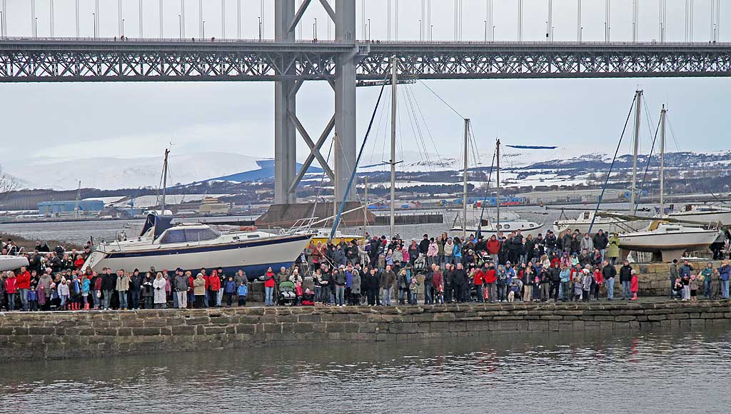 The Loony Dook  -  A dip in the Firth of  Forth at South Queensferry on New Year's Day, 2010