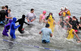 The Loony Dook  -  A dip in the Firth of  Forth at South Queensferry on New Year's Day, 2010