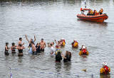 The Loony Dook  -  A dip in the Firth of  Forth at South Queensferry on New Year's Day, 2010