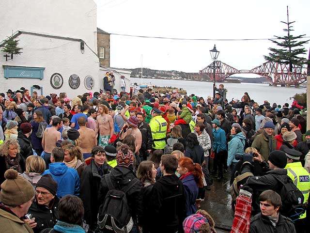 The Loony Dook  -  A dip in the Firth of  Forth at South Queensferry on New Year's Day, 2010