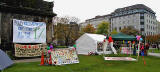 Anti-Capitalist Protest at St Andrew Square Gardens, 2011