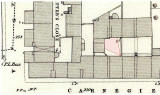 Map showing the location of one of the photos of St Loenard's district taken in the 1920s