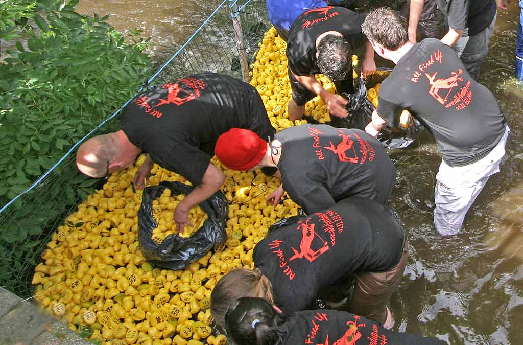 Stockbridge Duck Race, Water of Leith, Stockbridge  -  June 29, 2008