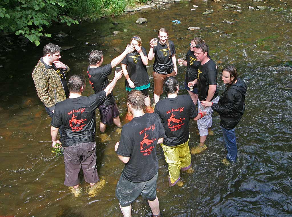 Stockbridge Duck Race, Water of Leith, Stockbridge  -  June 29, 2008