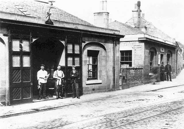 Former Fire Station in Henderson Row - early photograph