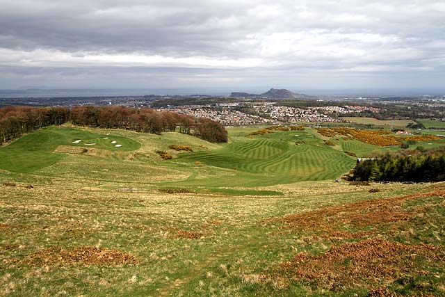 Looking towards Arthur's Seat from Swanston   -  April 2010