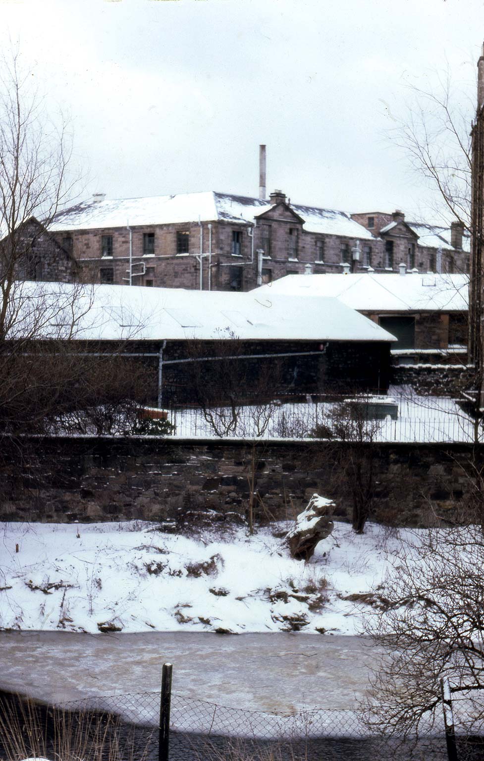 View over the Water of Leith to Tanfield from Bradon Terrace