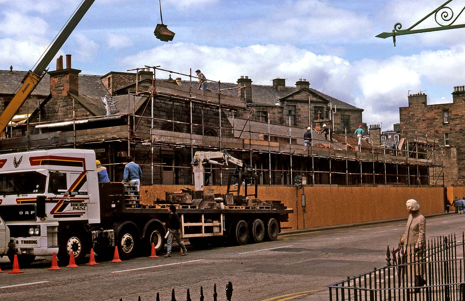 Demolition of the Morrison & Gibb building, Tanfield