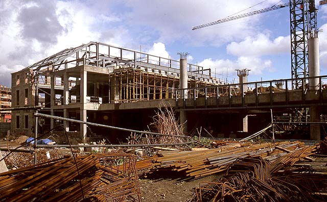 Tanfield House  -  Administration Offices for Standard Life  -  View from Royal Botanic Garden, 1989