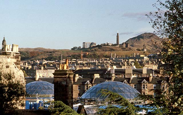 Tanfield House  -  Administration Offices for Standard Life  -  View from Royal Botanic Garden, 1989