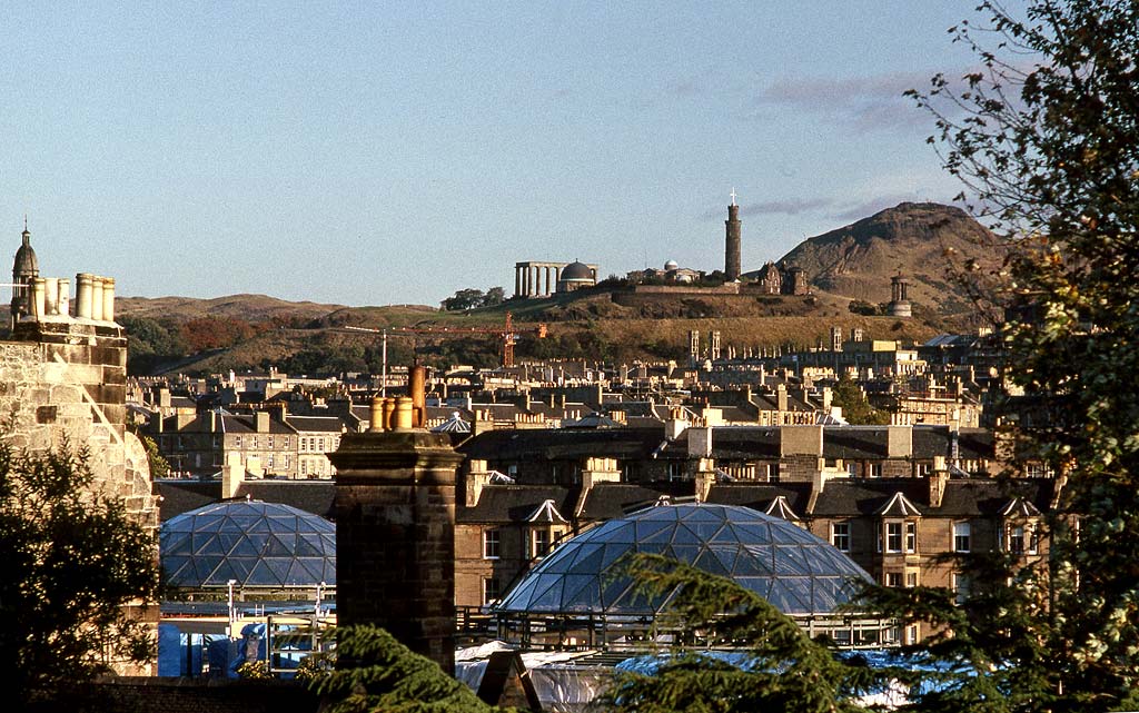 Tanfield House  -  Administration Offices for Standard Life  -  View from Royal Botanic Garden, 1989