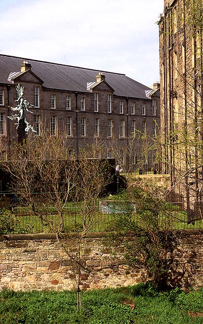 Tanfield House  -  Administration Offices for Standard Life, seen from the rooftop of Tanfield House, 1993