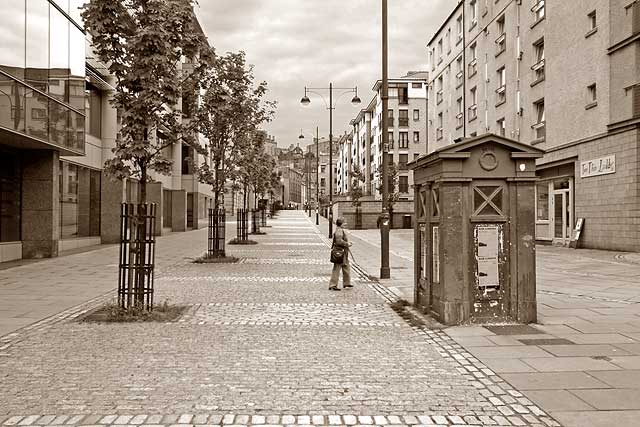 Police Box in the new developments at Tollcross, Edinburgh