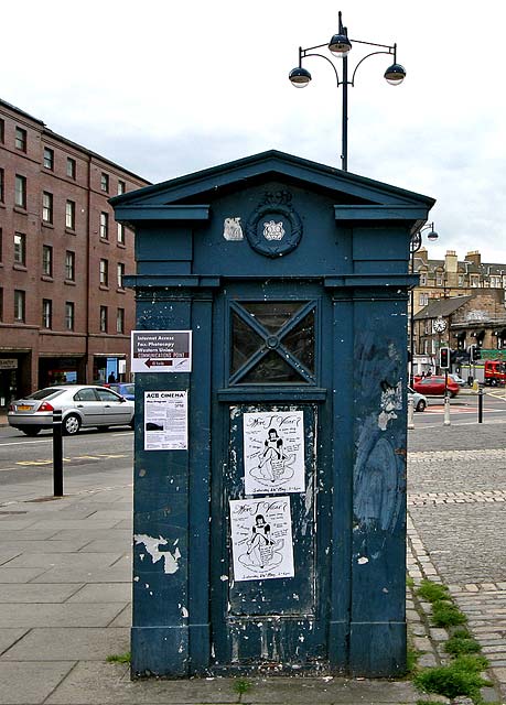 Police Box in the new developments at Tollcross, Edinburgh