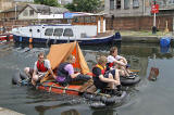 Canal Festival and 4th Annual Raft Race  -  Union Canal, Edinburgh, June 26, 2010