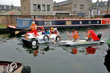 Raft Race on the Union Canal - June 27, 2009