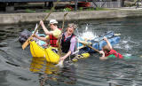 Canal Festival and 5th Annual Raft Race  -  Union Canal, Edinburgh, July 9, 2011