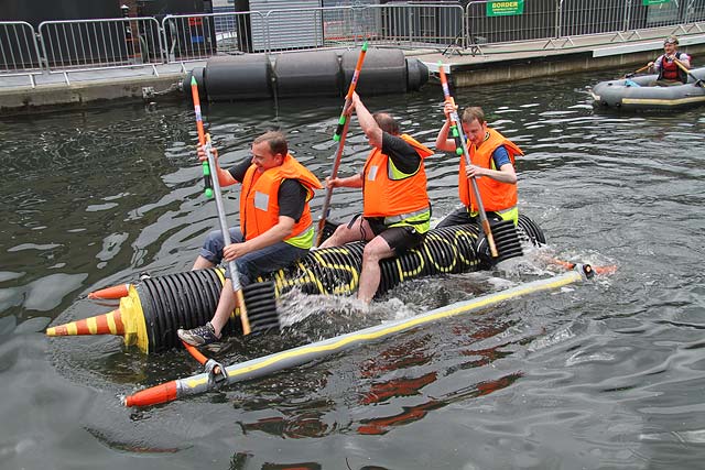 Canal Festival and 5th Annual Raft Race  -  Union Canal, Edinburgh, July 9, 2011