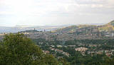 View from Corstorphine Hill Tower, looking towards Central Edinburgh