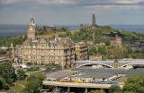 View over Edinburgh looking to the NE from Edinburgh Castle  -   August 2007