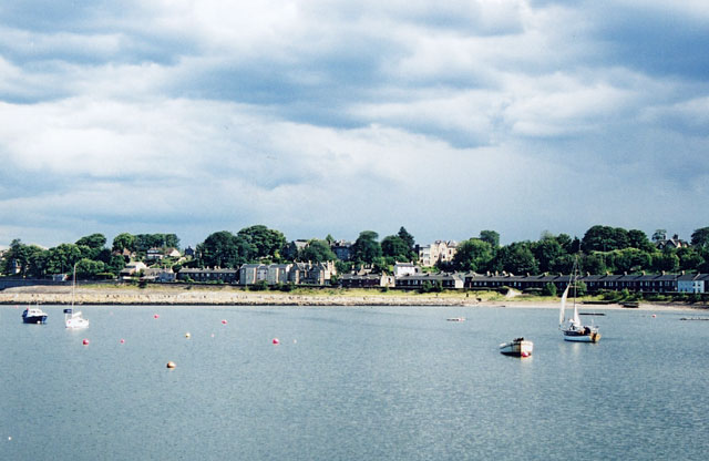  View of Wardie and Granton from Granton Harbour  -  photograph  2004