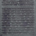 Photograph by Peter Stubbs  -  Edinburgh  -  Warriston Cemetery  -  Inscription on the gravestone of Hipollyte Jean Blanc