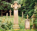 Photograph by Peter Stubbs  -  Edinburgh  -  Warriston Cemetery  -  Gravestone of James Lennie