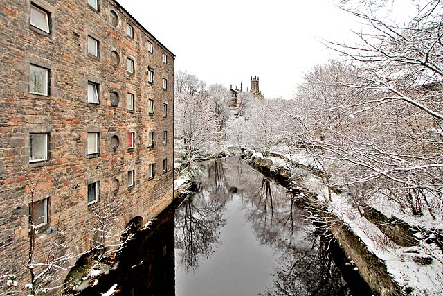 Snow Plough at Dean Village  -  November 29, 2010