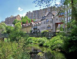 Loking downstreeam along the Water of Leith, beside Hawthornbank Lane, Dean