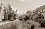 Loking downstreeam along the Water of Leith, beside Hawthornbank Lane, Dean