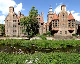Loking across the Water of Leith to Well Court, Dean on the north bank of the river