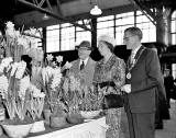 Opening of the Flower Show at  Waverley Market by Sir James and Lady Horlick - 1957