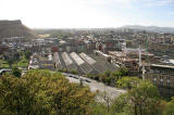 Looking down on the Waverley Valley from Calton Hill