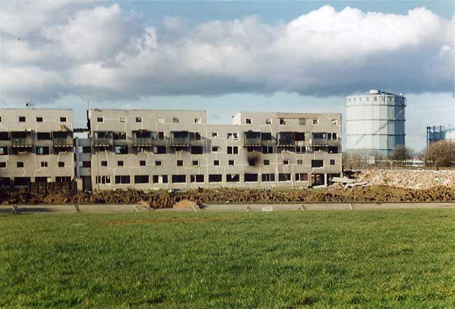 West Granton Row and the Gas Holders at Granton Gas Works