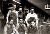 Was this photo taken at McLachlan's Coopers in the 1950s?  One of he men in this photo is Tom Bain.  Who are the other men?